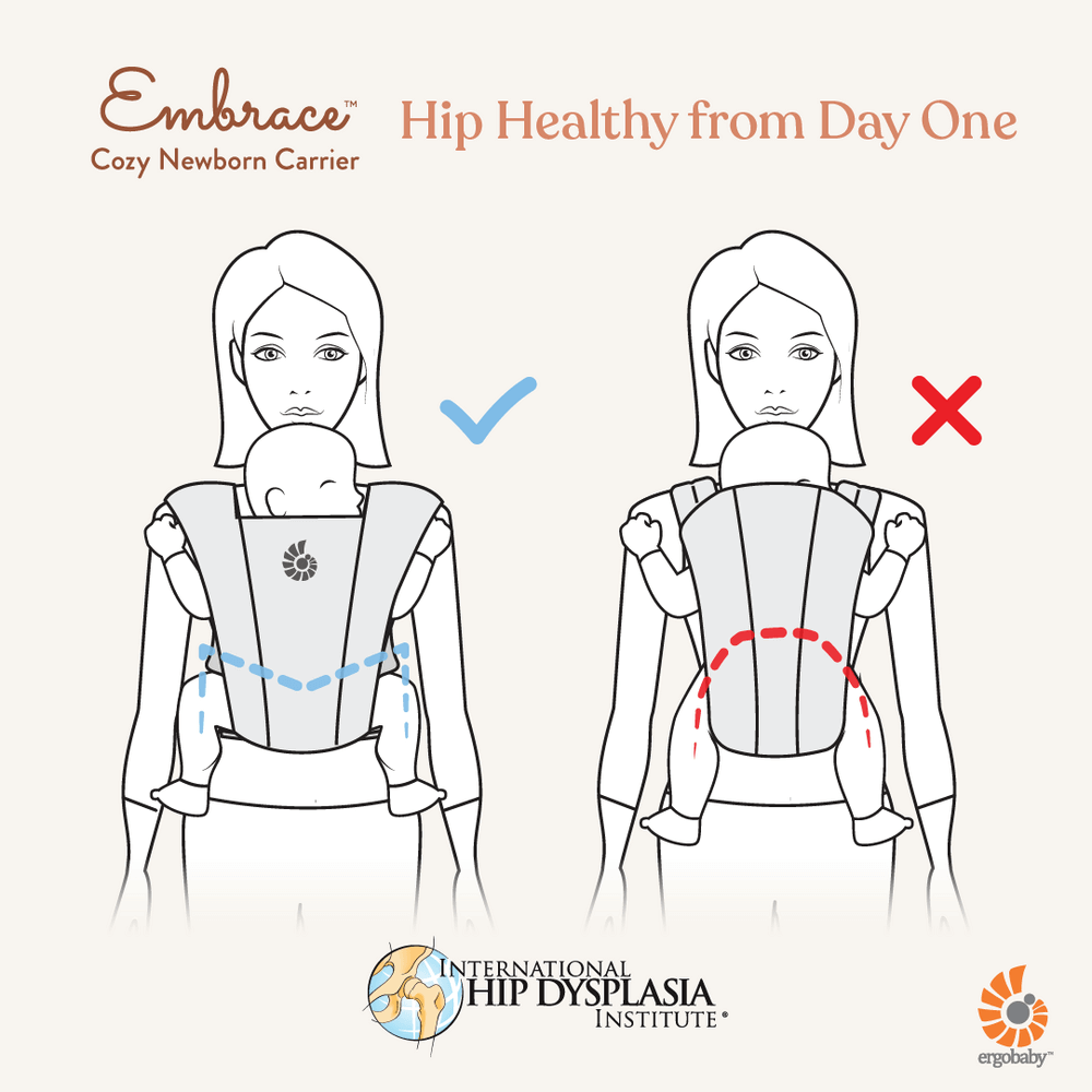 Ergobaby Embrace SoftAir Mesh , 0-1 Yaş ve 3 Farklı Taşıma Pozisyonlu Yeni Doğan Kangurusu (Soft Grey)