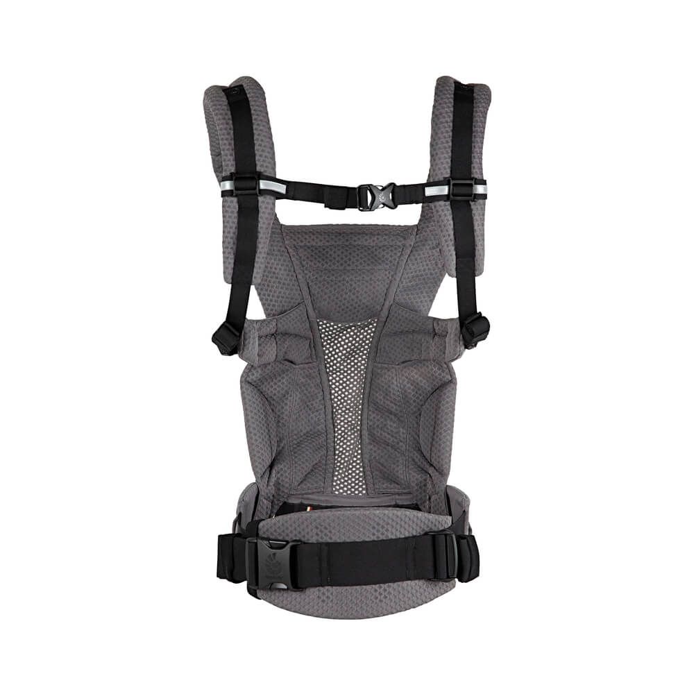 Ergobaby Omni Breeze SoftFlex Mesh , 0-4 Yaş , 4 Taşıma Pozisyonlu Ergonomik Kanguru , Yeni Doğan ve Küçük Çocuklar için (Graphite Grey)